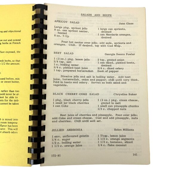 Talk About Good Cooking Bogata Texas 2nd Ed 1981 Spiral-Bound Church Cookbook - Picture 13 of 15